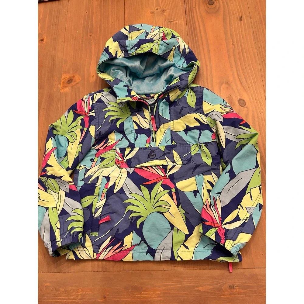 Cc25 Vineyard Vines La Palmerie Island Anorak rain jacket sz 6 boys kids